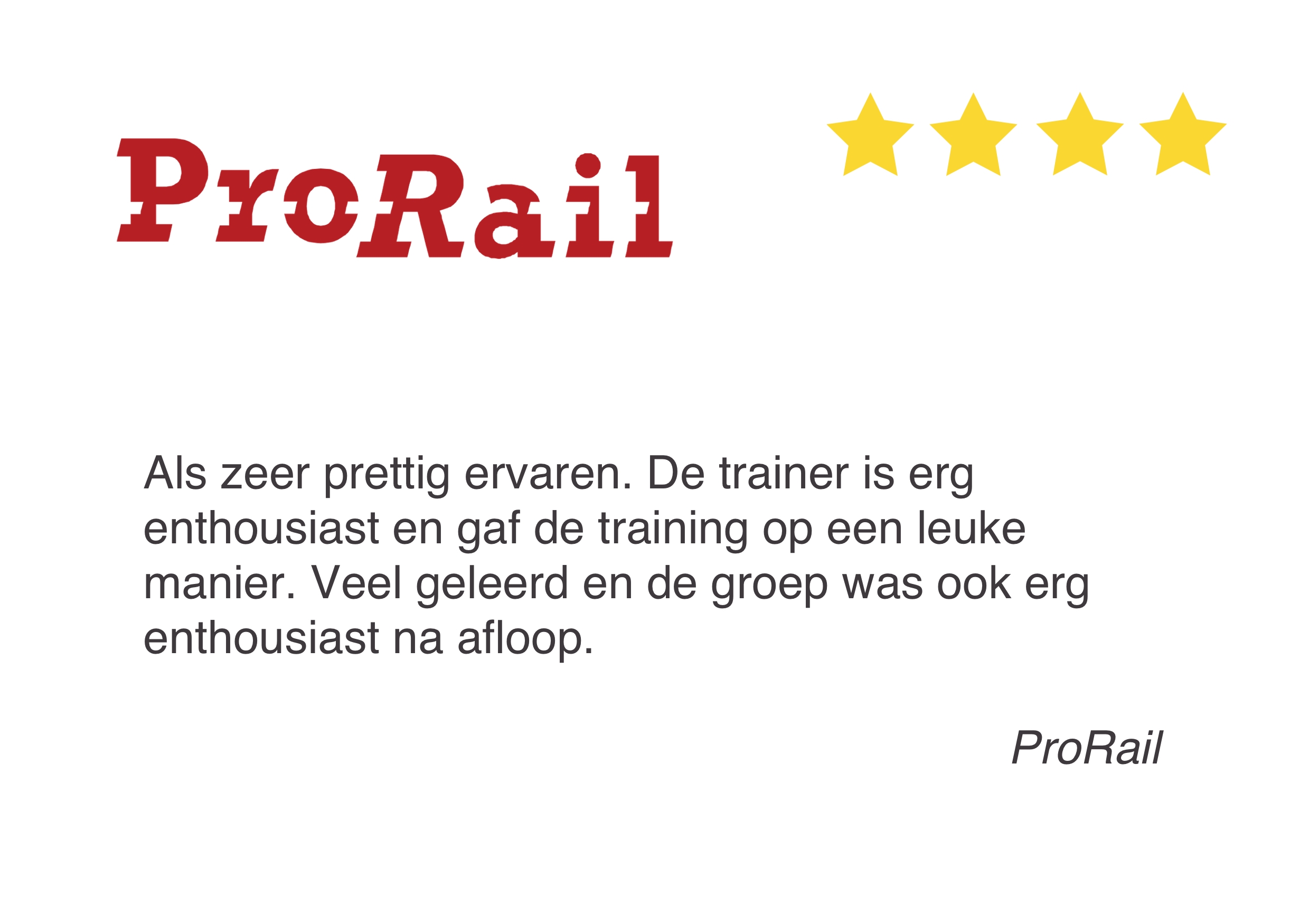 Review Zakelijketrainingen