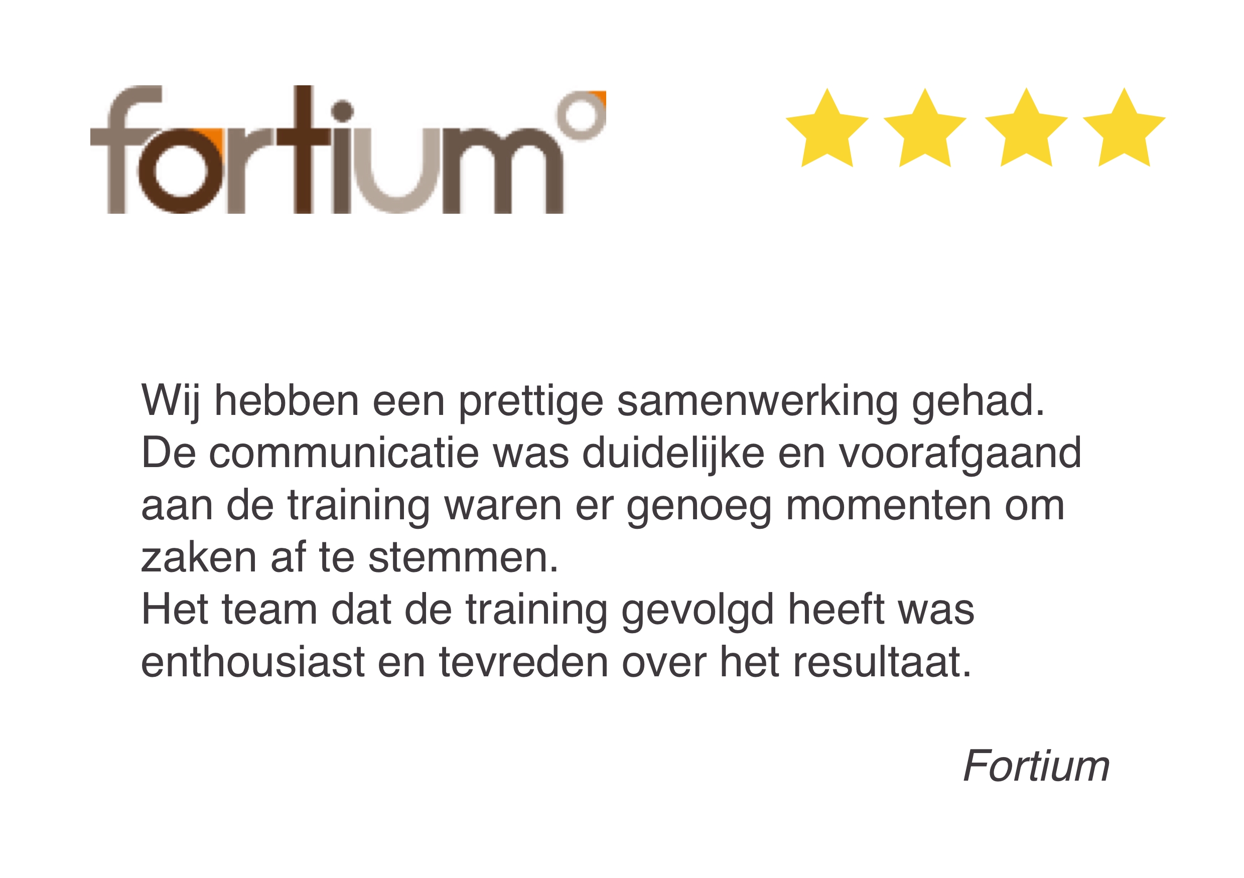 Review Zakelijketrainingen